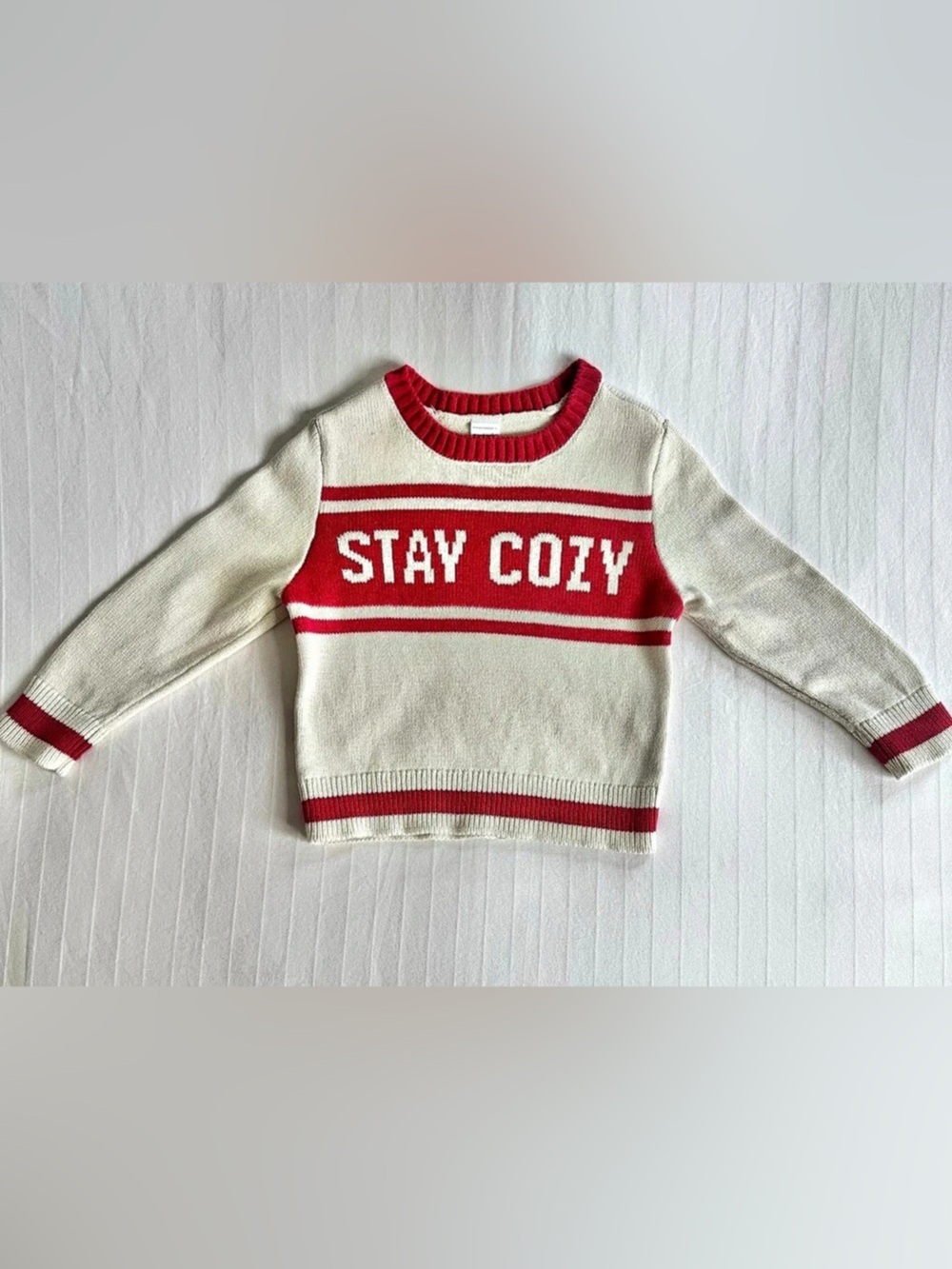 Carter’s Stay Cozy Graphic Sweater Color Block Boys Size 2T